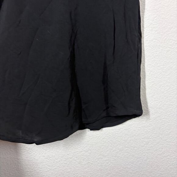 Zara Collection Womens Size Small Deep V Neck Cami Tank Top Black Sleeveless - Picture 4 of 7